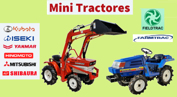 Tractores de ocasión, segunda mano y vuevos. Minitractores. Mini Tractores