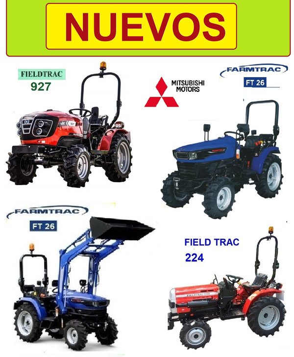 Tractores NUEVOS: Farmtrac y Fieldtrac