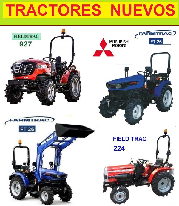 Tractores NUEVOS:Startrac, Farmtrac y Fieldtrac