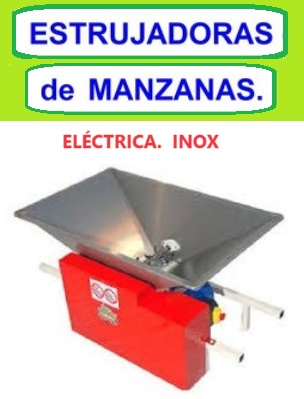 ESTRUJADORAS de MANZANAS. Mod. MANUALES y ELECTRICAS.